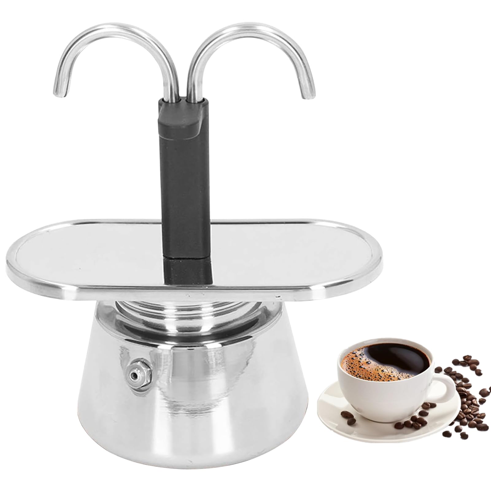 Amazon.com: YIHAOSSING Stainless Steel Moka Pot,2 Cup Stovetop