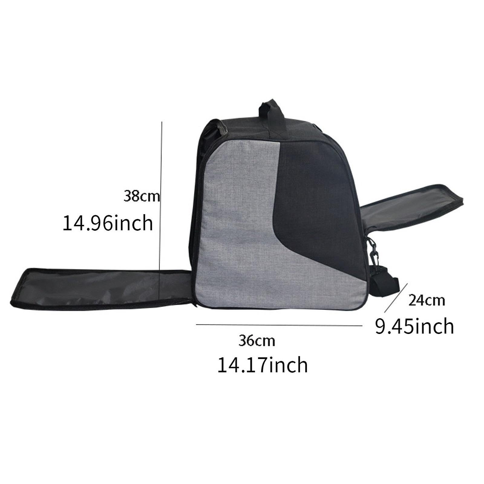 Oshhni Sac à Chaussures de Ski, Sac à Ski avec bandoulière réglable, Sac de Transport pour Chaussures de Ski, Sac à Chaussures de Snowboard pour Lunettes et