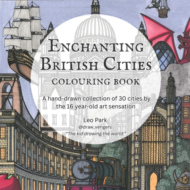 Image of Enchanting British Cities Colouring Book