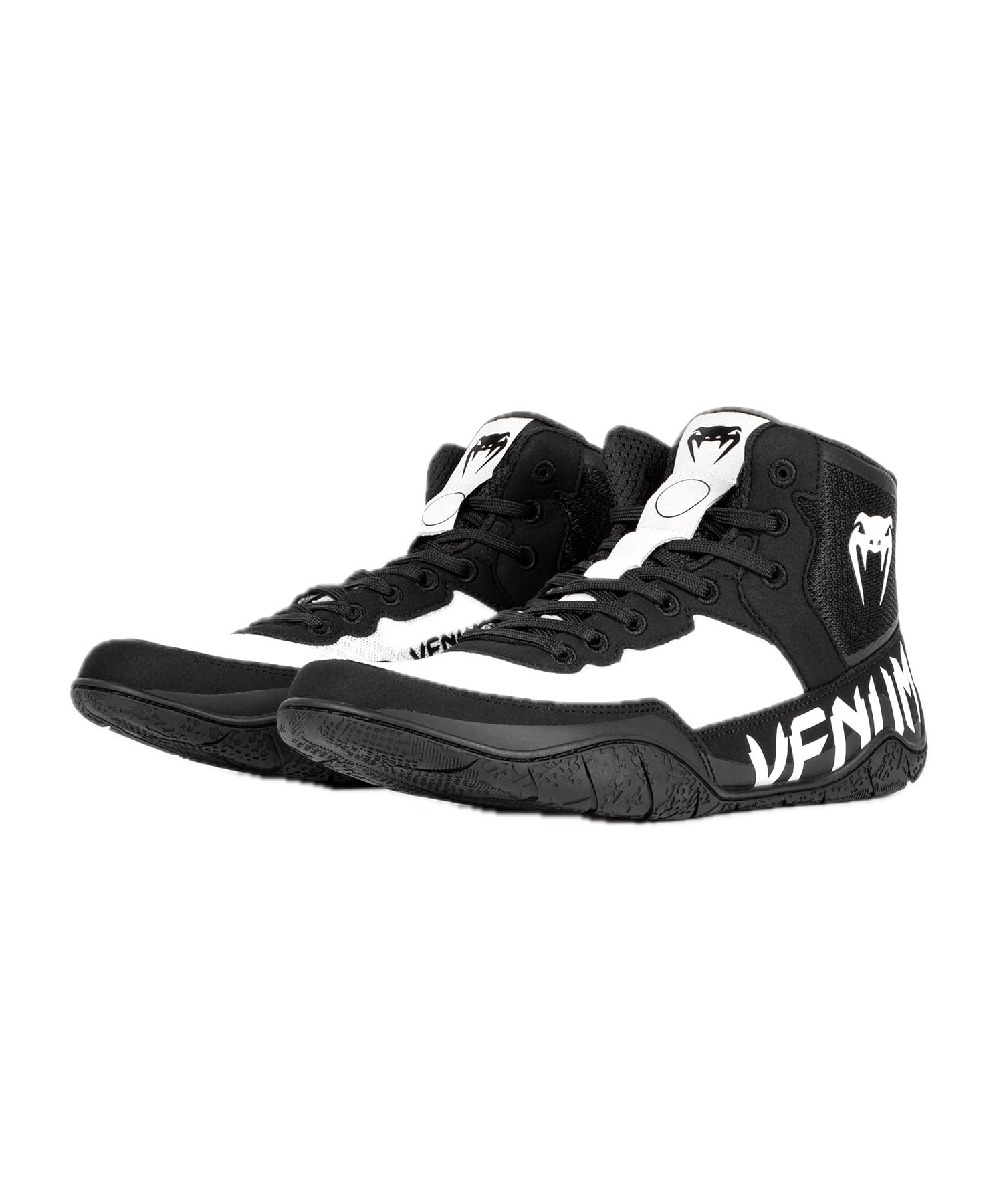 Venum, Elite Wrestling Shoes, Men's, 37, Black/White