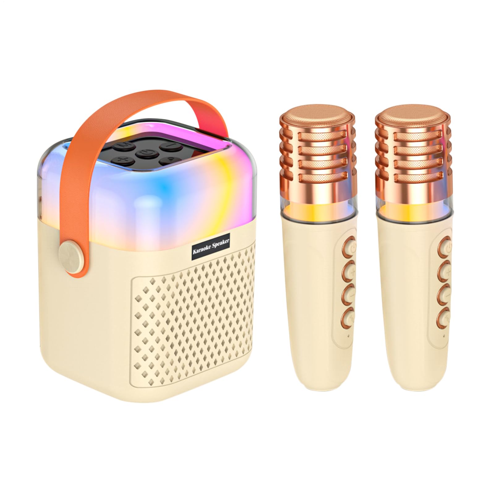 Máquina De Karaoke para Niños Altavoz Inalámbrico para Cantar con 2 | Altavoz Exterior para Karaoke Para En Oficina Patio Jardín Exteriores Reuniones Hogar Y Escenarios
