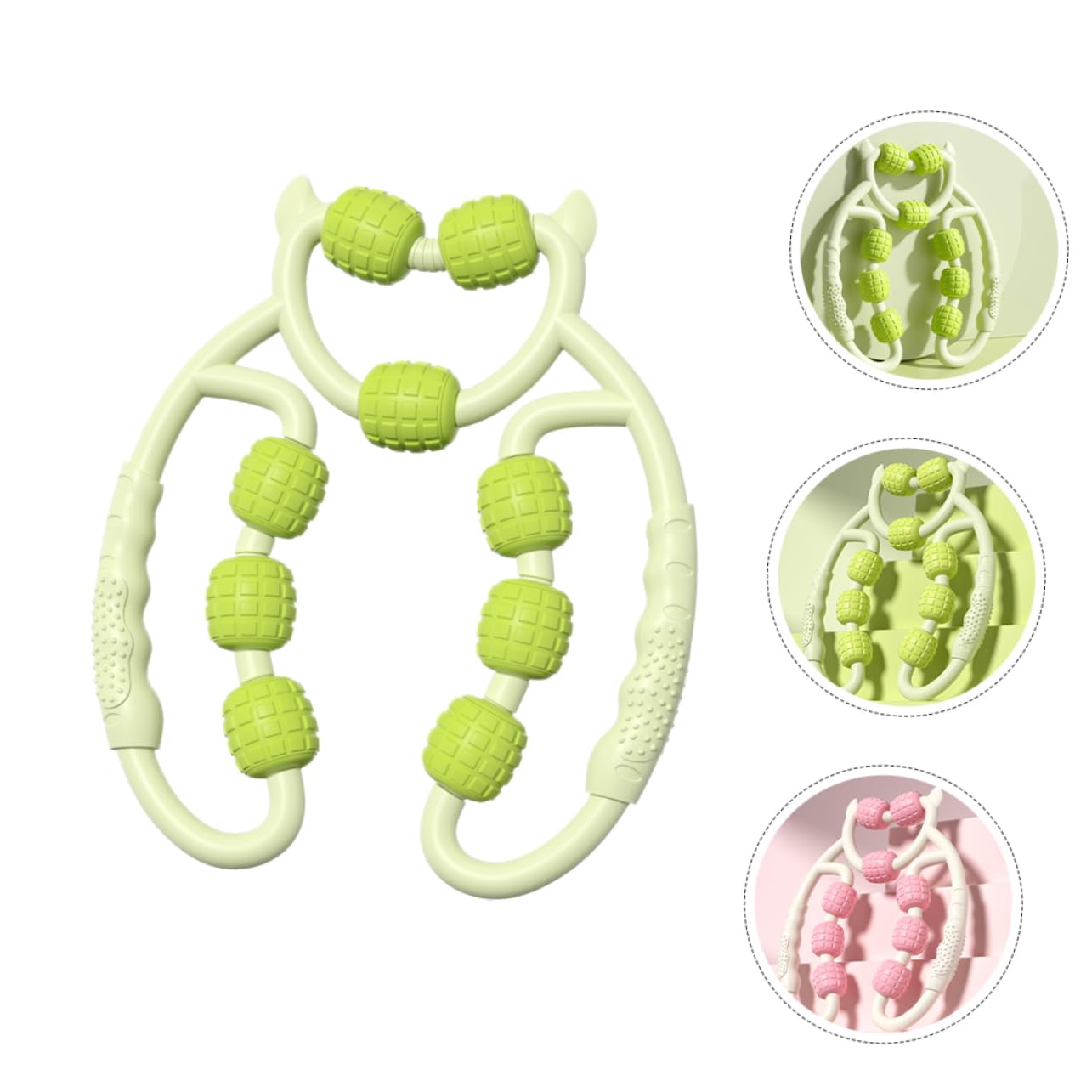 2stücke Massagegerät für Beine Muskelmassagegerät Wadenrolle Beinmuskelrolle Wadenmassagegerät Beinmassagegerät Massagerolle Langlebig Platzsparend Regeneration