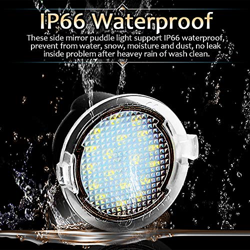 Lámparas LED para espejo lateral D-Lumina 2 piezas blanco 6000K miniatura 5