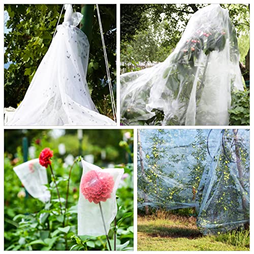 2 Pack10 Ft X 6.5Ft Garden Netting, Fine Garden Screen Mesh, Plant Covers To Keep Small Animals Out, Garden Barrier Netting For Patio Raised Bed Garden Hoops Vegetables Fruits Flowers Protection #TOP7