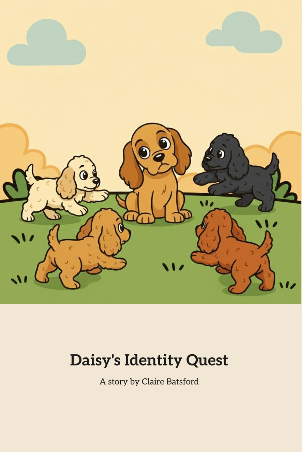Daisy's Identity Quest: A cockerpoo with no curls, struggles with her identity.