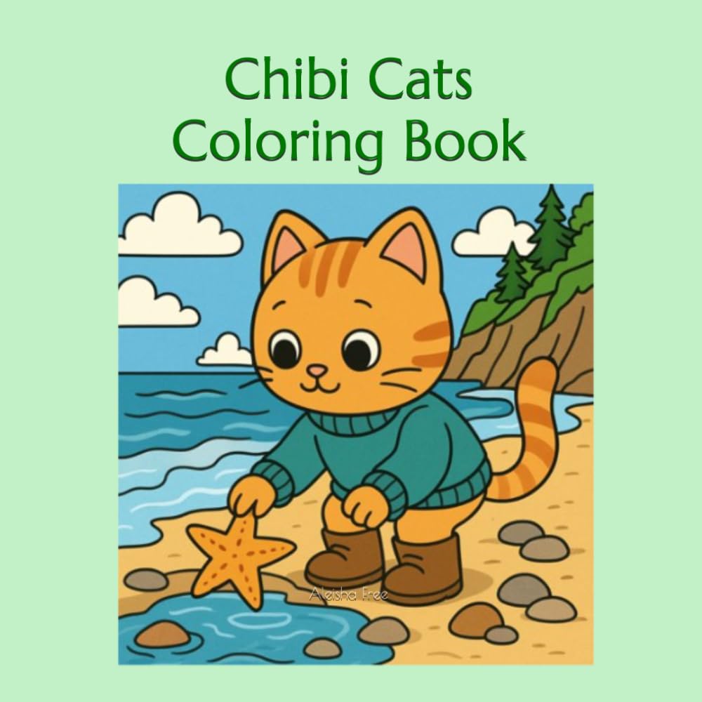 Chibi Cats: Cute and Fun Coloring Book
