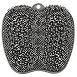 HONYIN Larger Shower Foot Scrubber, Foot Cleaner Massager Mat with Non-Slip Suction Cups - Cleans, Exfoliation, Massages Your Feet Without Bending, Circulation & Relieve Tired Feet