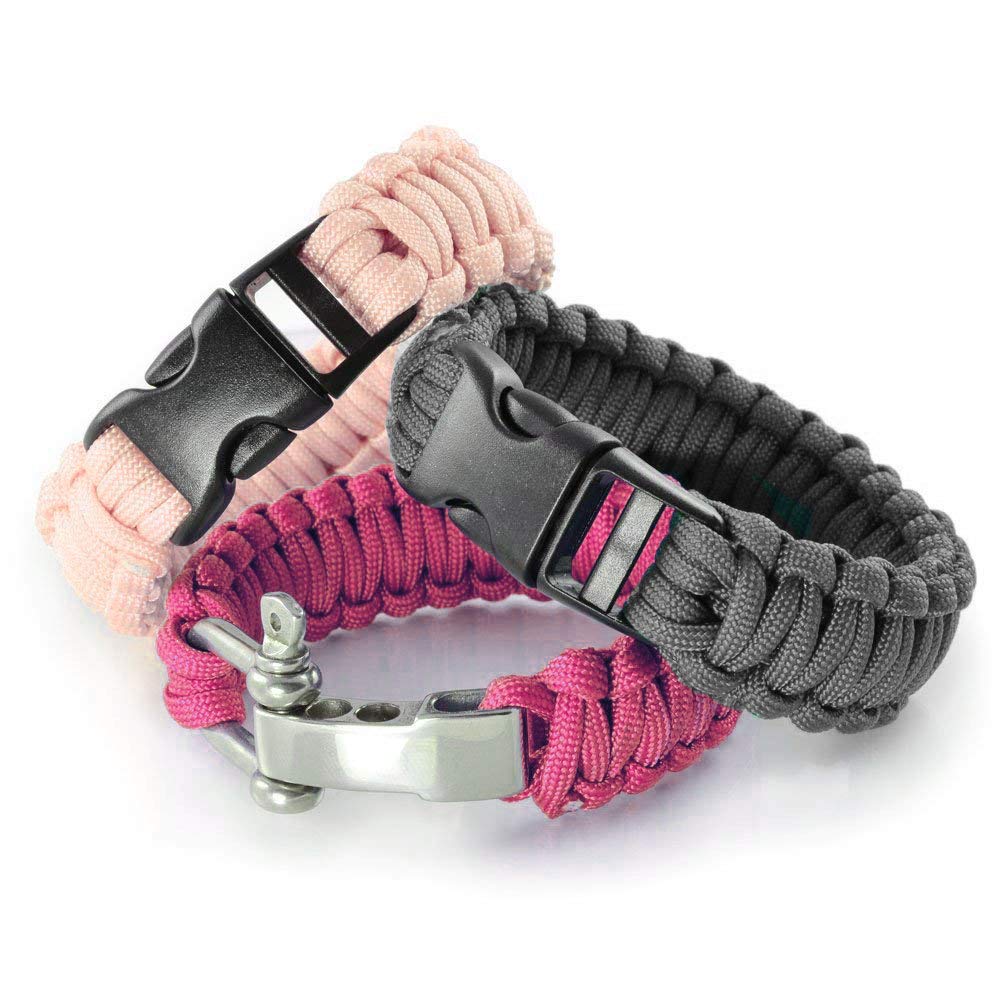 50 Stück Paracord Schnallen 10mm - Klickverschlüsse Für Armbänder & Rucksäcke