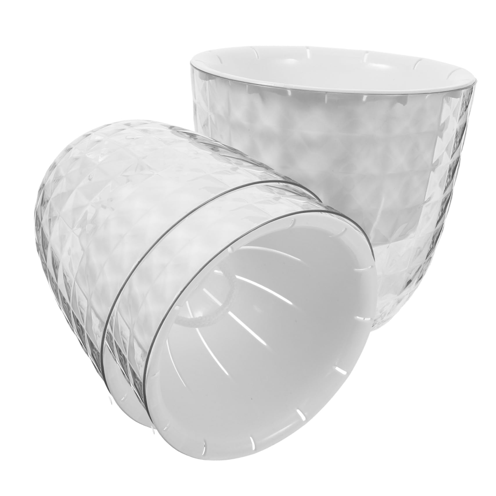 Plateau Auto-Aspirant 3 Pièces Pots Auto-arrosants avec Système Darrosage Automatique pour Plantes Dintérieur Nécessitant Peu Dentretien