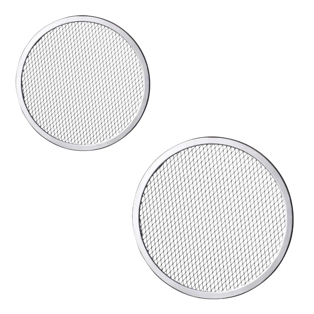 CTRLZS Pizza Tray with Holes, Non-Stick Pizza Tray for Oven, Round Pizza Sheet Baking Tray