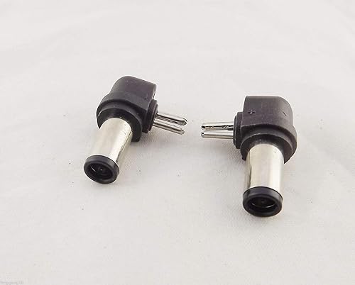 Miniatura 9 de Conector y Terminal, 0.291 x 0.197 in Universal AC DC 2 Pin Plug Cargador Punta Adaptador de Alimentación Portátil Portátil