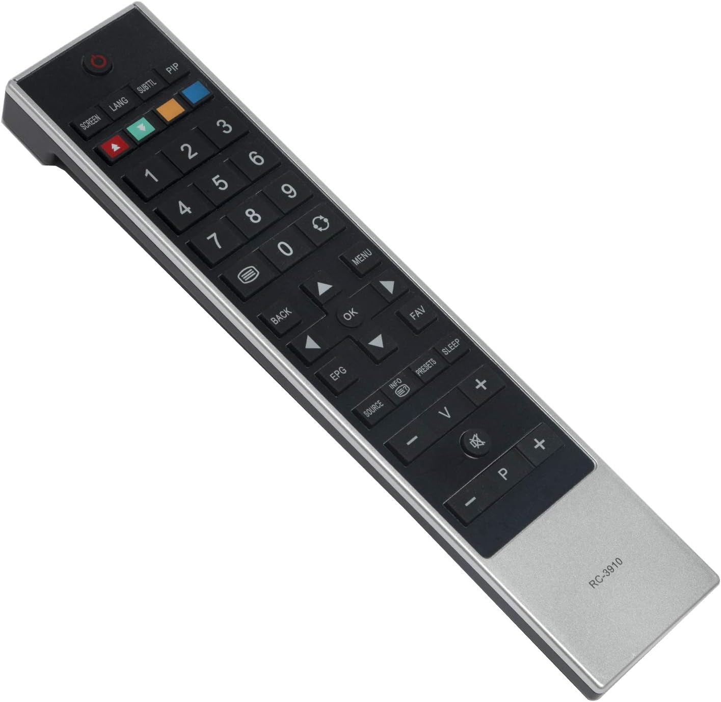 ALLIMITY RC-3910 Fernbedienung Ersetzt Für Toshiba Freeview LCD TV 46BL712G 46BL702B 40BV701B 40BV700G 40BV700F 32BV702B 32BV701B 32BV500B 32BL702B 32BL505B 32BL502B 22BL712G