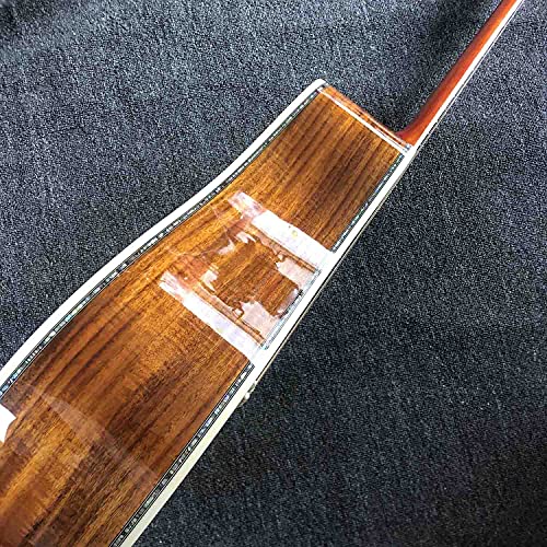 CJWSLYT Guitare pour gaucher – Table et dos en épicéa massif – Guitare folk pop – Guitare acoustique acoustique – Cordes en acier – Taille : 104 cm - Les Beatles, Paul McCartney, John Lennon, RIngo Starr, George Harrison CJWSLYT Guitare pour gaucher - Table et dos en épicéa massif - Guitare folk pop - Guitare acoustique acoustique - Cordes en acier - Taille : 104 cm – Image 6