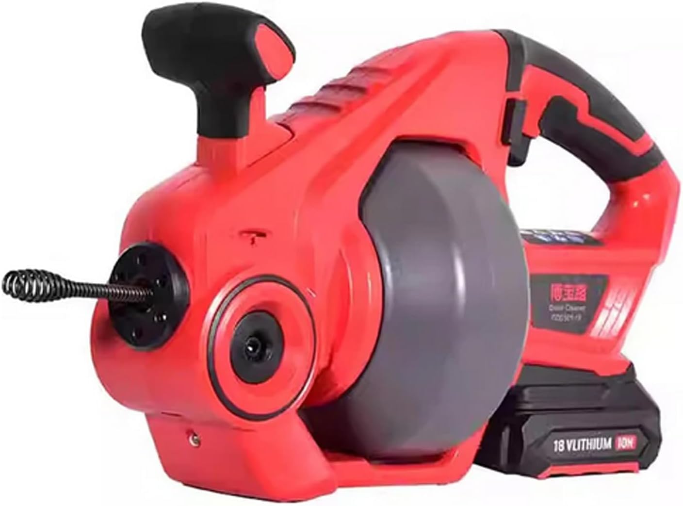 Electric Pipe Unclogger Professional Sewer Toilet Clogged Cleaning Tool Portable 3/4