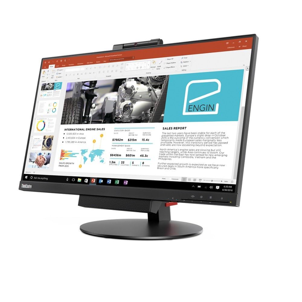 【美品】ThinkCentre Tiny-in-One 24 Gen 5 モニタ ThinkCentre Tiny-in-One 24 Gen5(23.8型/1920×1080/IPS/マルチ