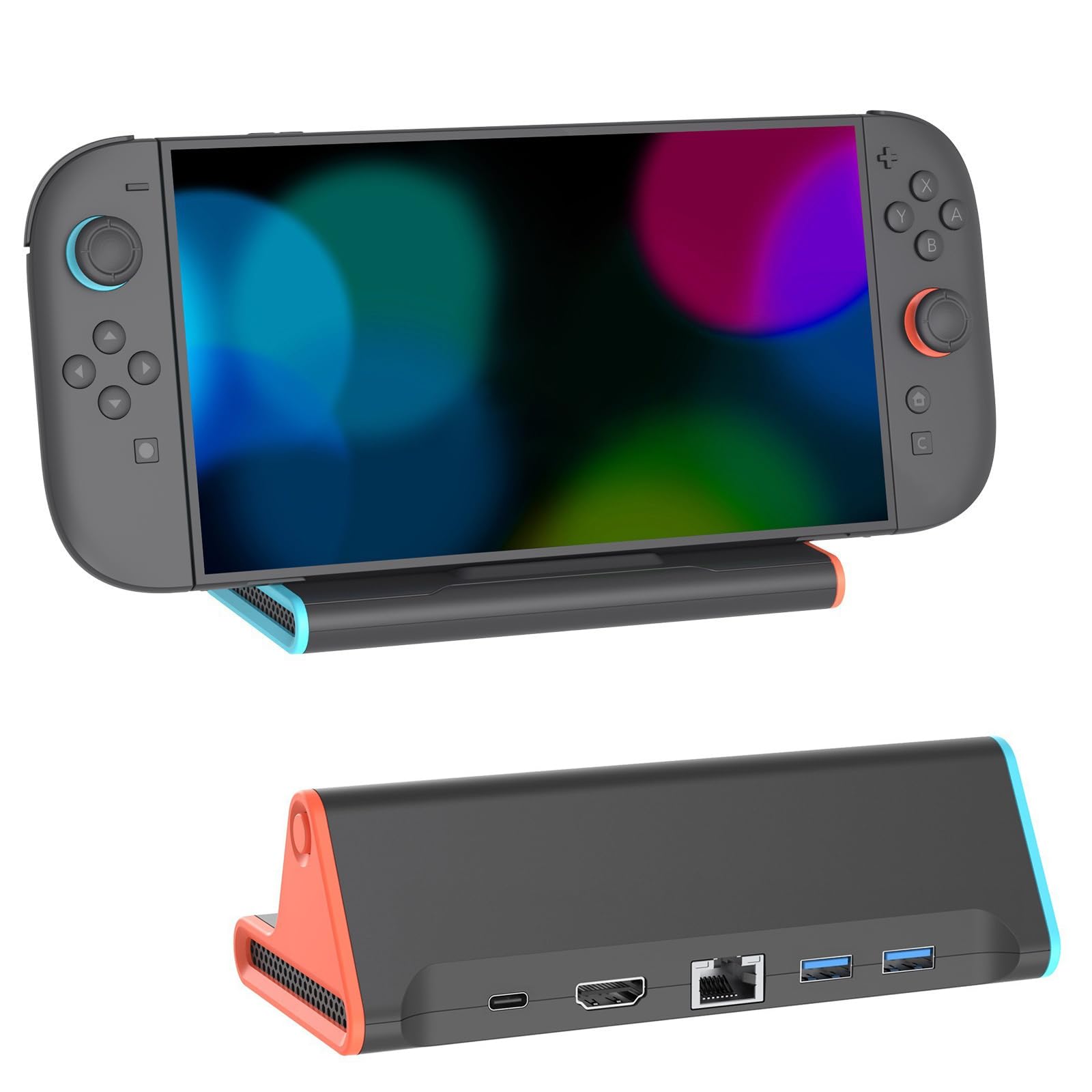 Amazon.co.jp: Switch 2用ドック【5in1多機能「22.0.0」対応】スイッチ