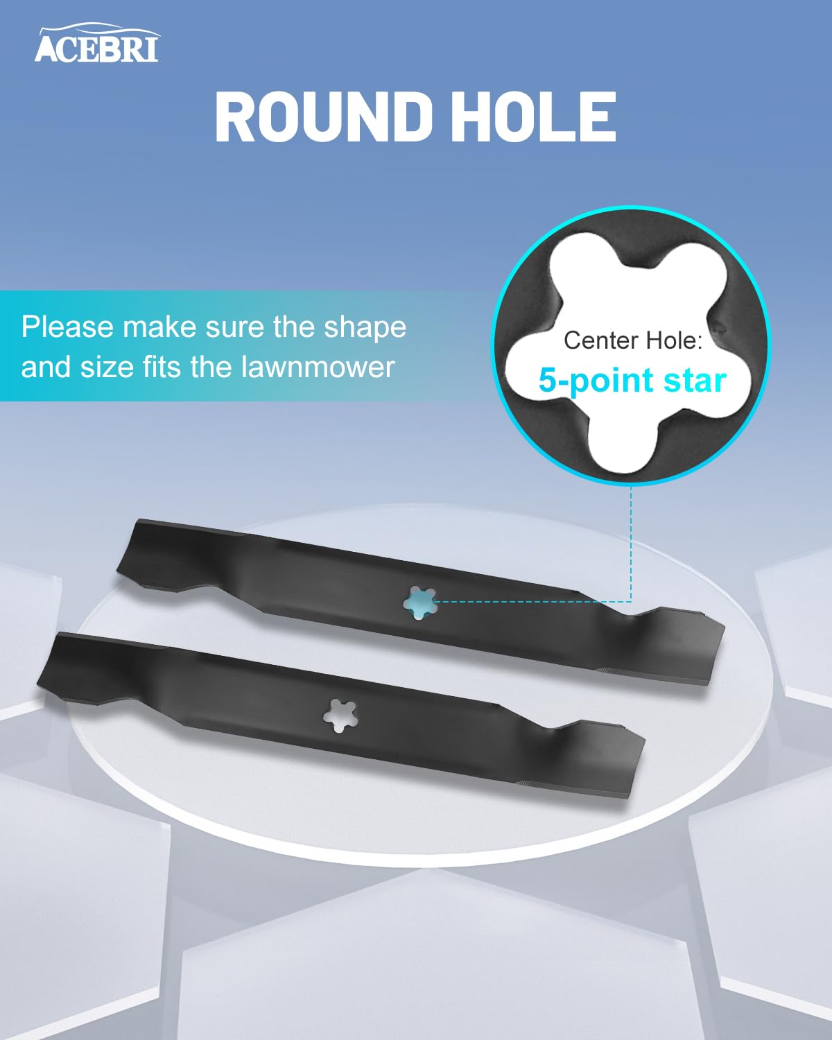 Amazon.com : ACEBRI Mower Blades 50 inch for Husqvarna for