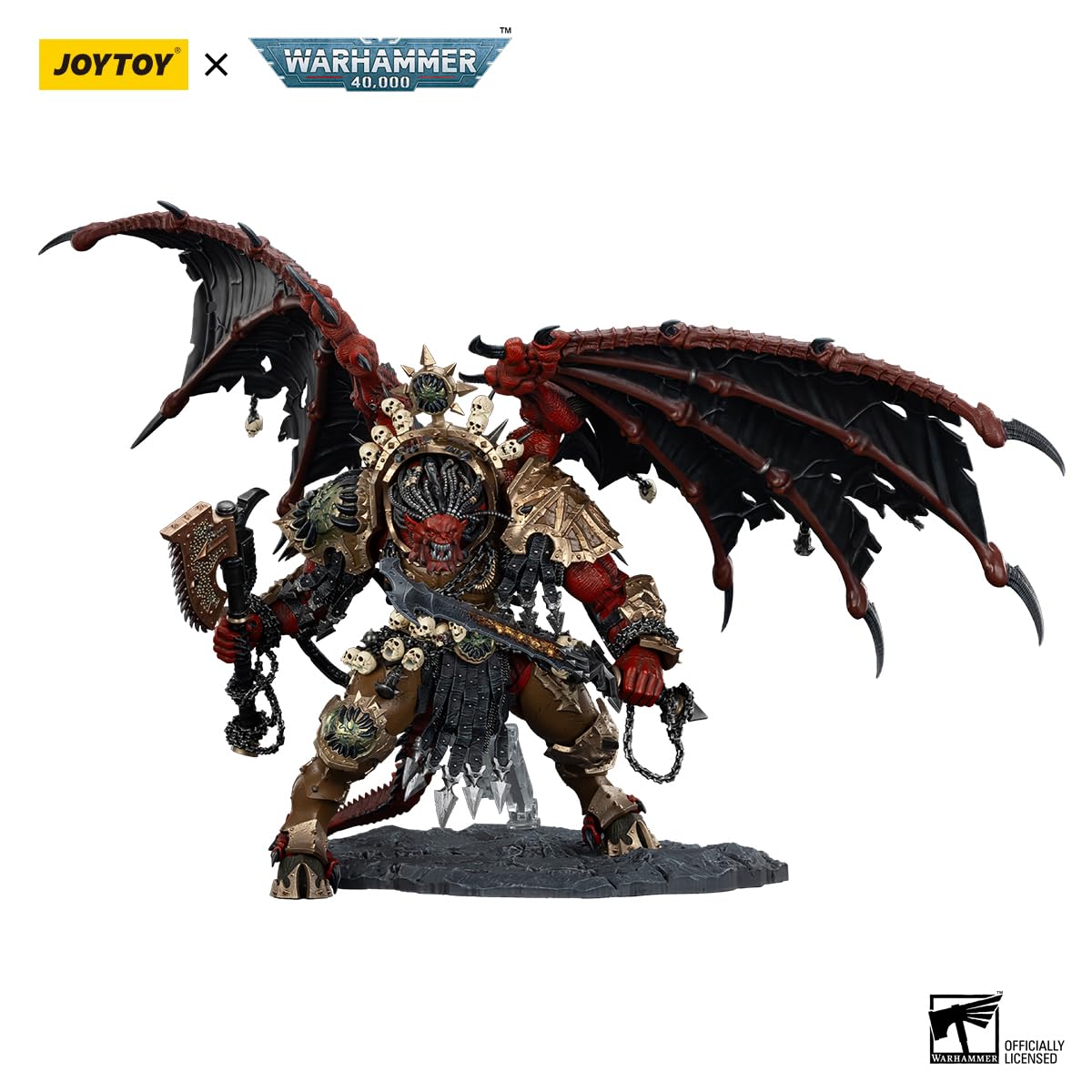 Snapklik.com : Warhammer 40,000 1/18 Action Figure World Eaters Angron ...