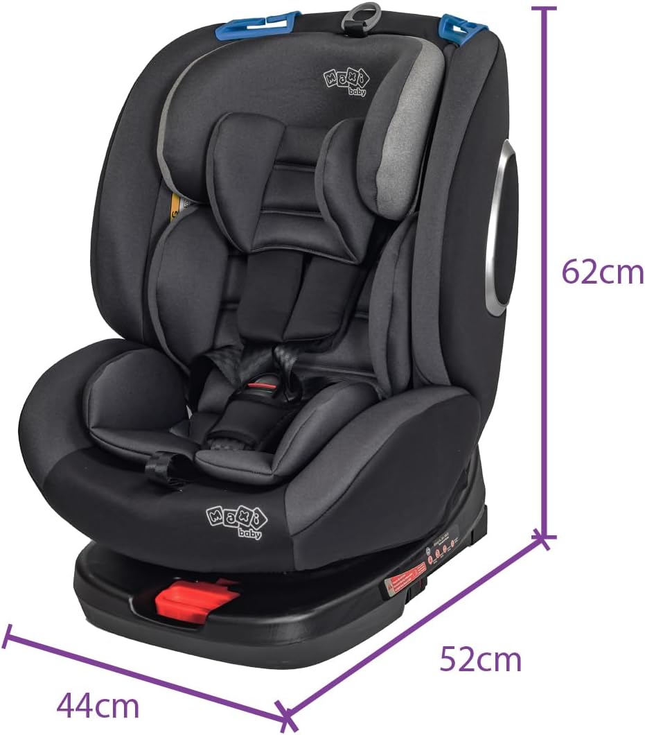 Cadeira de Carro infantil Max360 Isofix 36kgs Maxi Baby (Preto)