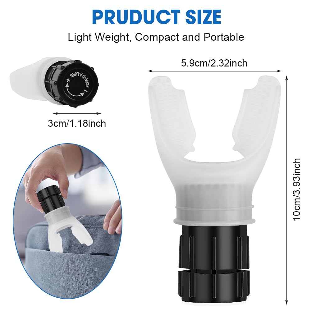 ACWOO Breathing Exerciser Trainer, Deep Breathing Lung Exerciser Device, Portable Lung Breathing Exerciser - Image 2