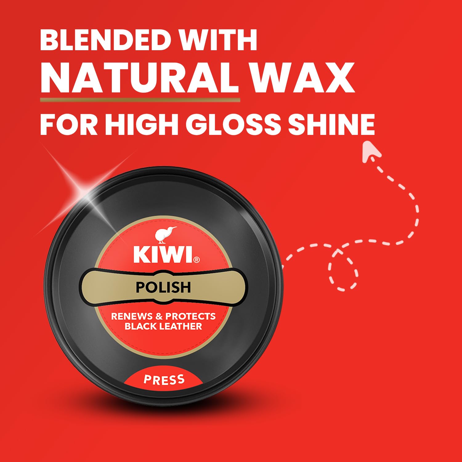 Image secondaire de Kiwi Chaussure Polish - Noir