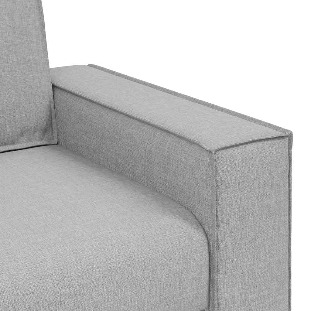 vidaXL Sofa 3-osobowa Cloud Grey 220x78x84 cm Tkanina