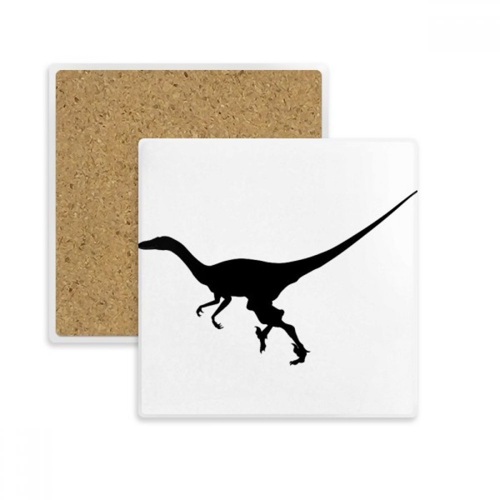 Porte-tasse dinosaure miniature dessous de verre absorbant en pierre