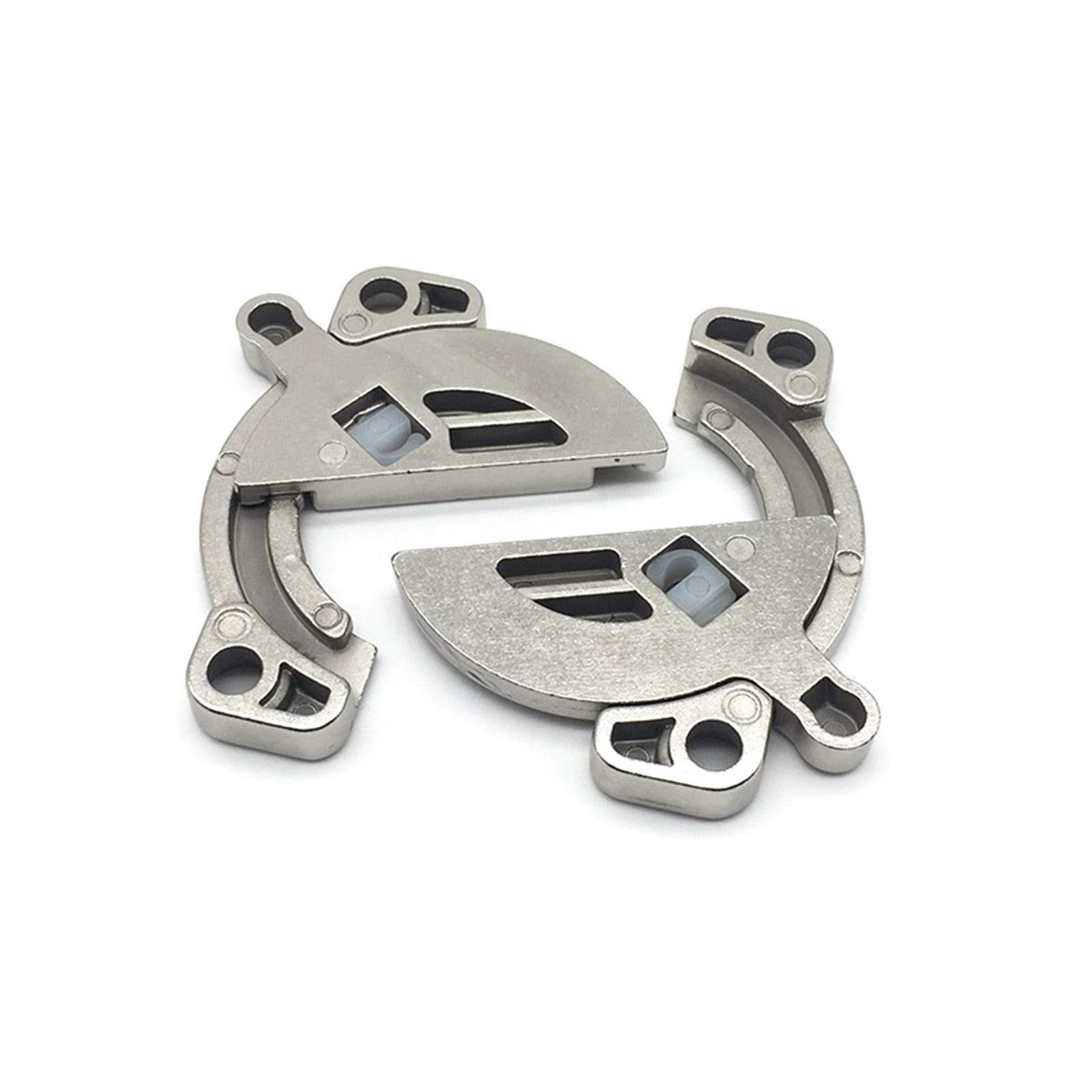 Shundeed Silver 2 Full Open Stand Detachable Furniture Hinges Wood Folding Table Plate Tabletop Combination Fastener Hardware Splice Hardware