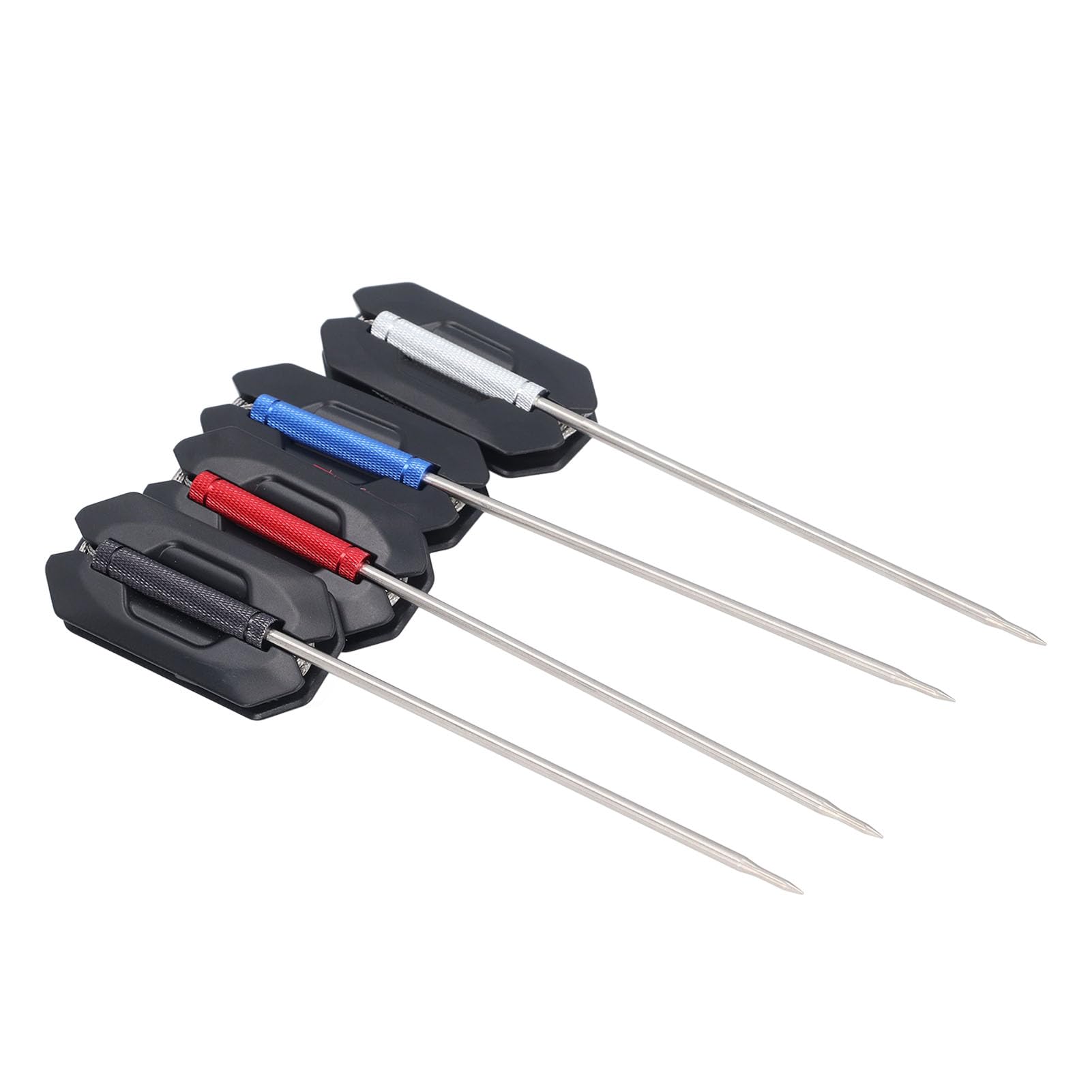 Sensore Termometro Intelligente Senza Fili Termometro Digitale per Forno Barbecue con Display Retroilluminato 4 Sonde per Cottura Grigliare Fumare