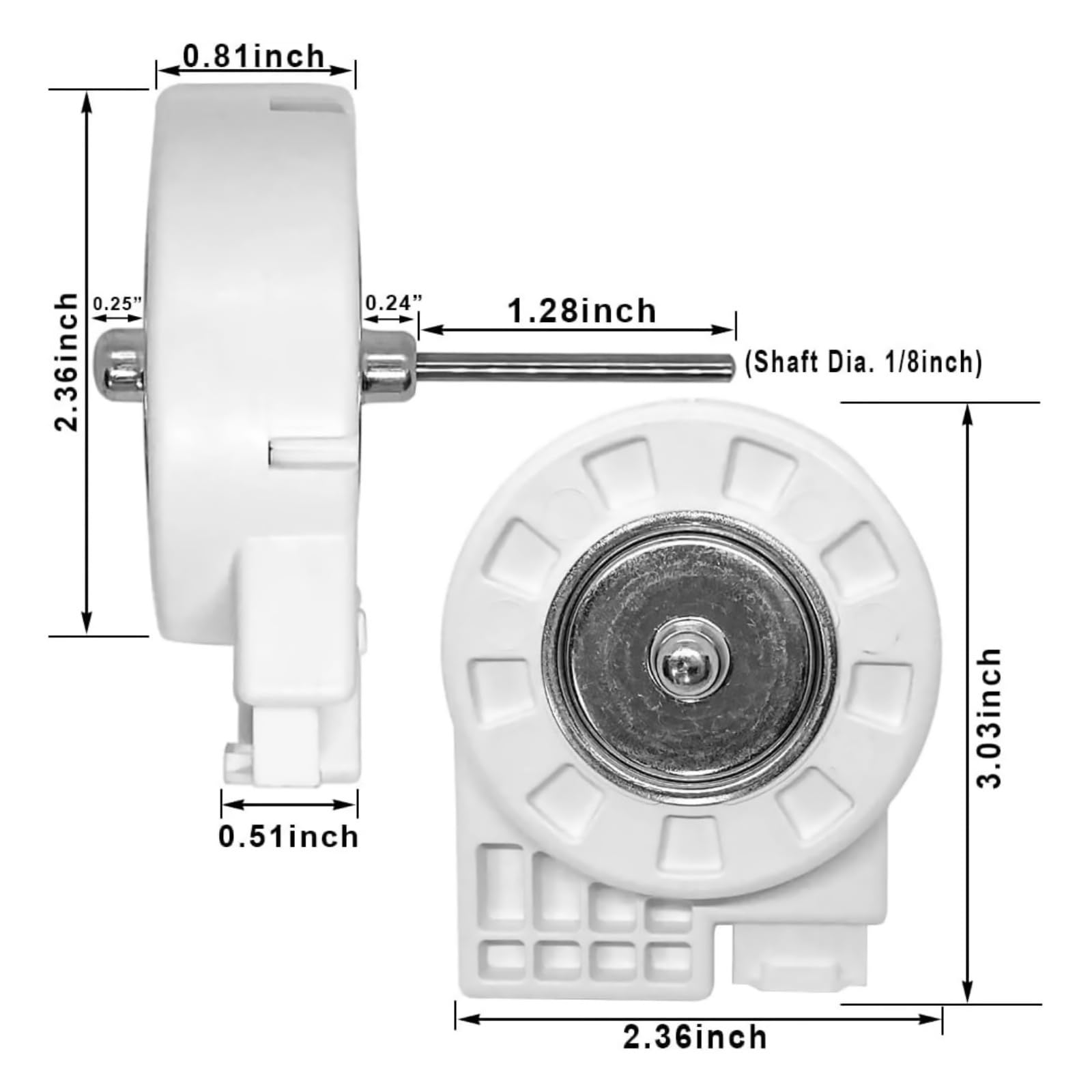1 Motor De Ventilador Evaporador De Refrigerador DREP5020LC 2950 RPM, Compatible Con Samsung, Accesorios De Refrigerador DA31-00146H AP4444609 De Repuesto
