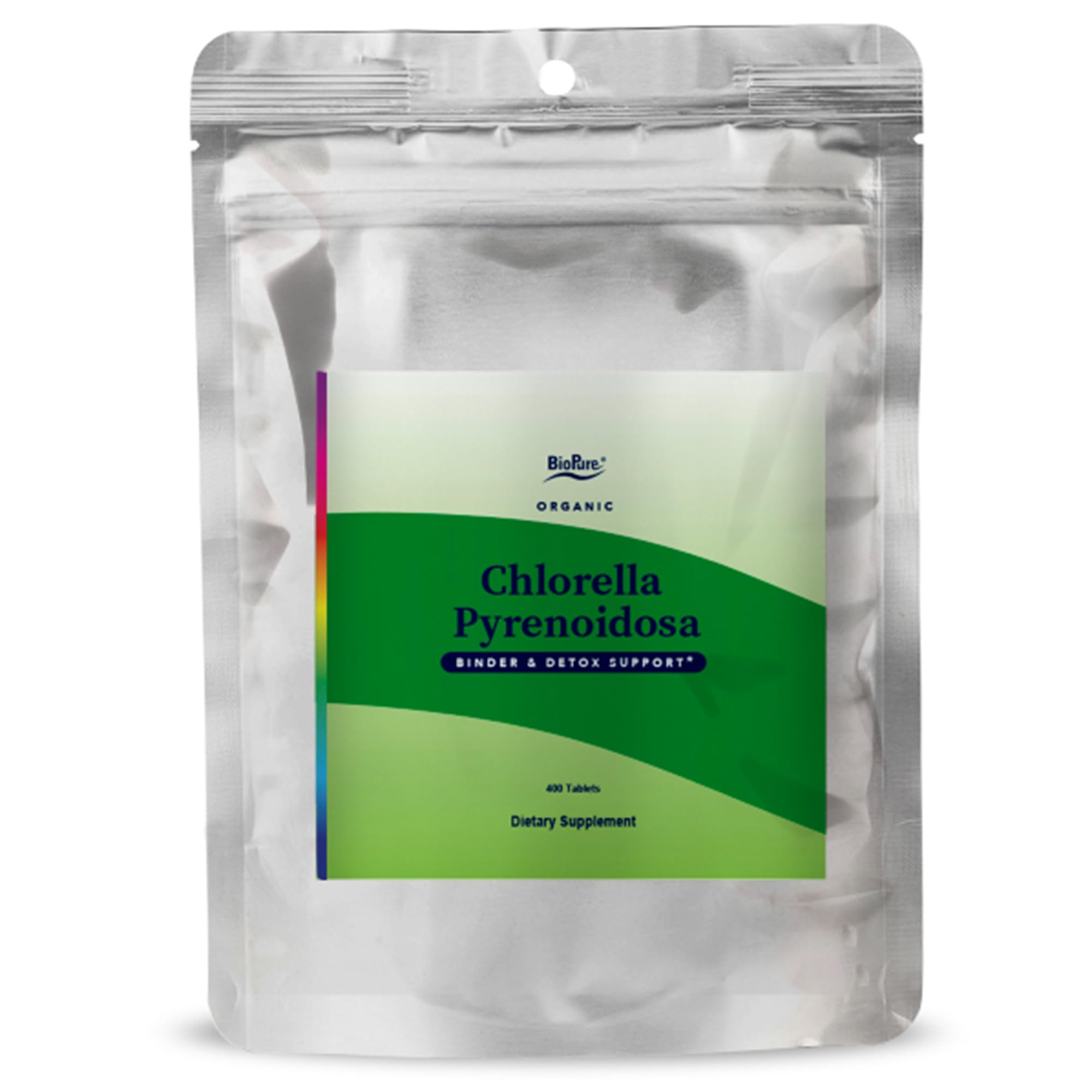 BioPure Organic Chlorella Pyrenoidosa - 250mg 400 Tablets