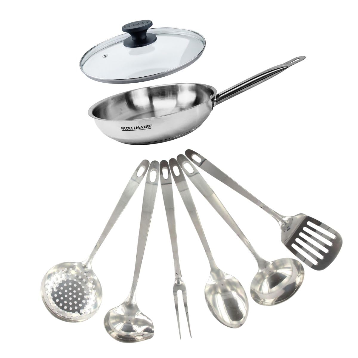 Poêle sans PFAS de 24 cm en inox pour cuisiner sainement sans produits toxiques