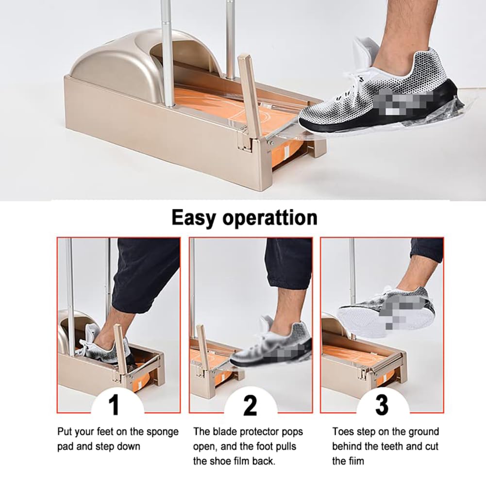 Automatischer Schuhüberzugspender mit Frischhaltefolie für Zuhause, Fabrik, Labor, Schutz