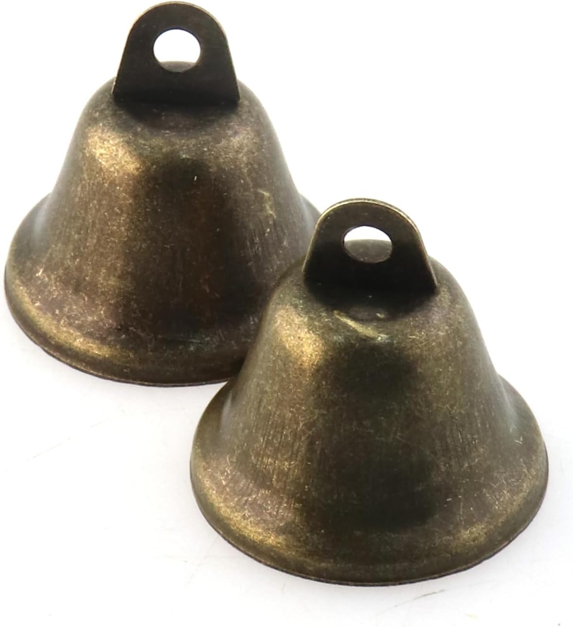 12PCS 1.5x1.7inch Vintage Metal Craft Bells Suitable for DIY Crafts Holiday Decorations Gift Wrapping