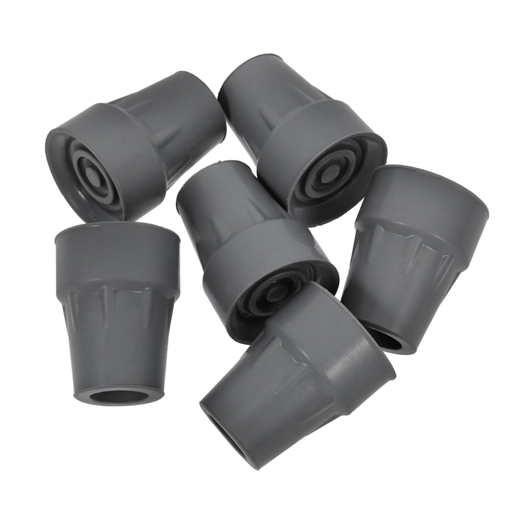 Muletas Alfombrilla Antideslizante Para Personas Mayores Accesorios Para Bastones Muletas De Apoyo Tapas Para Pies De Muletas Fundas Para Adultos Puntas De 6 piezas x 4