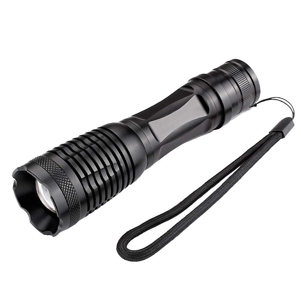 2 Torce LED Ricaricabili Tattiche 5 Modalit&agrave; + Luci Laterali COB - 990000 Lumens, Impermeabile