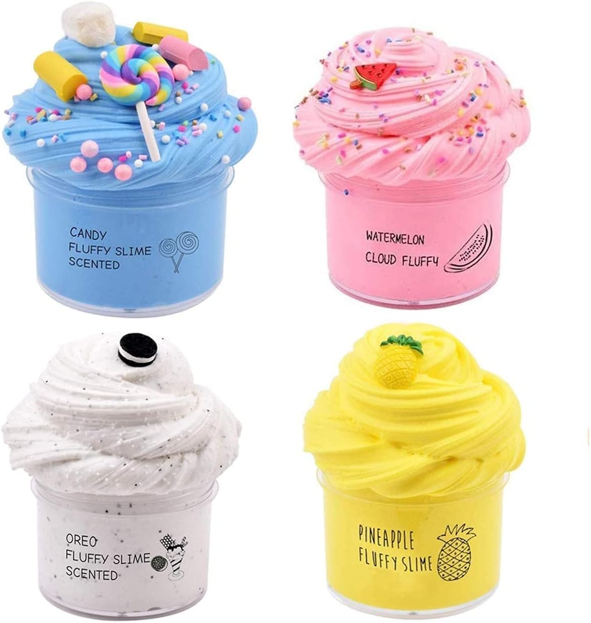 Dubkart Cutiecute Butter Slime Kit (Pack of 4 100ml*4)