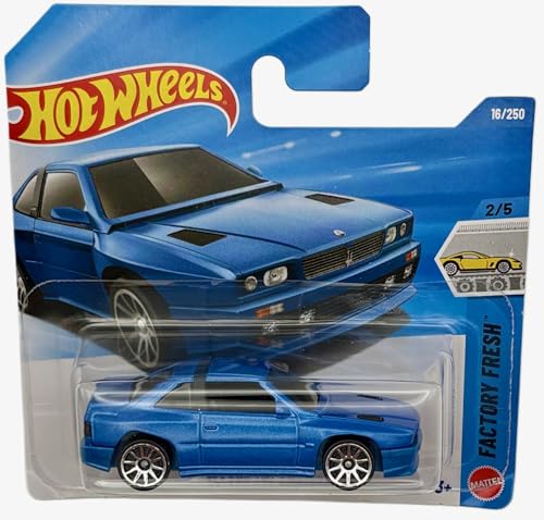 Autos Hot Wheels Maserati Shamal 1:64 Azul Modelo JJH92 miniatura 2