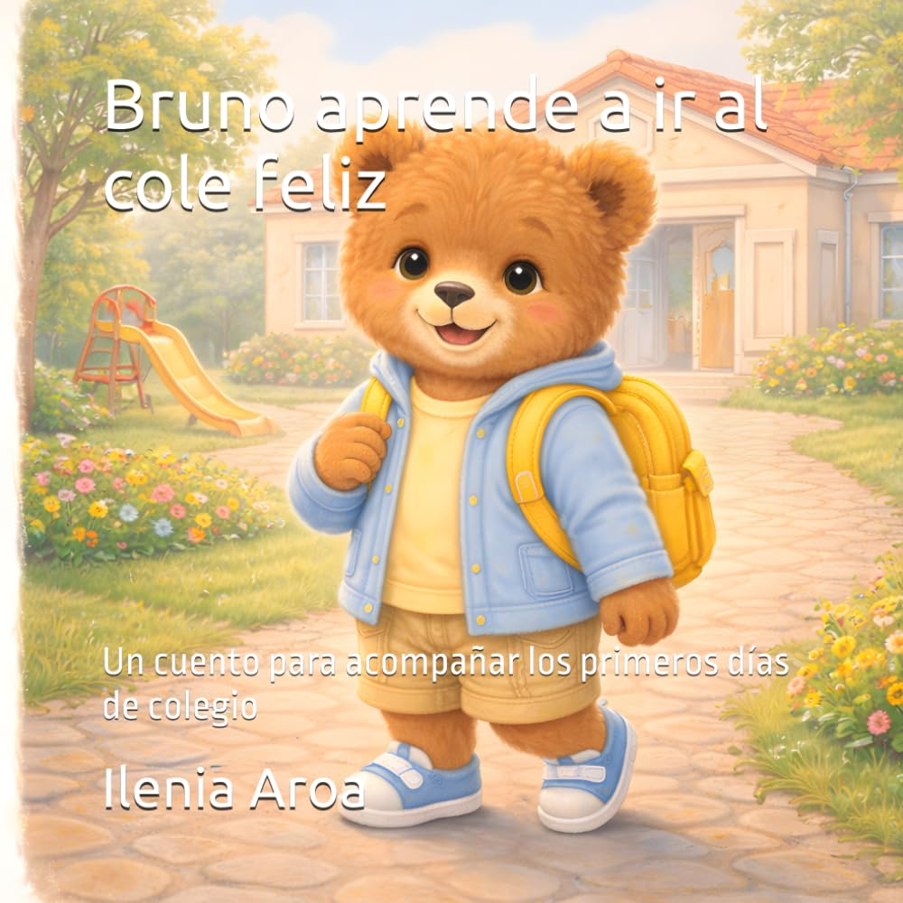 Bruno aprende a ir al cole feliz: Un cuento para acompañar los primeros días de colegio