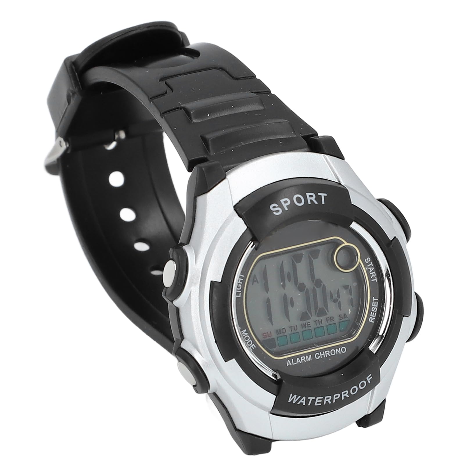 Orologio Digitale da Uomo, Cronometro Retroilluminato a LED, Allarme