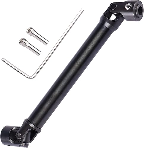 AIMROCK Eje de transmisión ajustable CVD de metal con piezas de actualización de llave para 110 SCX10 D90 RC Crawler Truck (4.764 in)