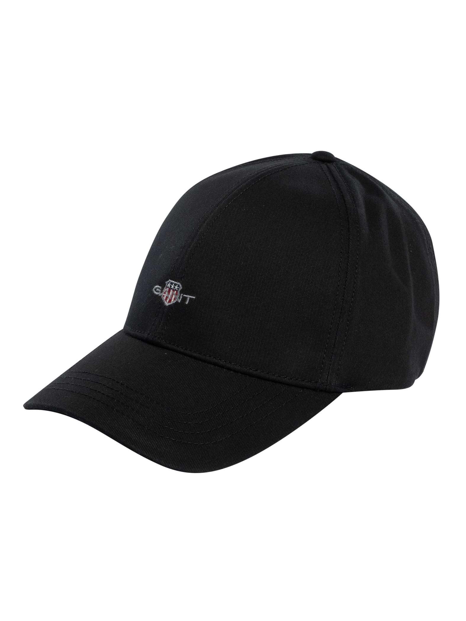 Gant Unisex Black High Shield Cotton Twill Cap Baseball Cap, One Size