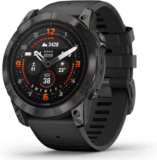 ガーミン(GARMIN) epix Pro Sapphire Ti Carbon Gray DLC/Black 47mm / 51mm AMOLEDディスプレイ搭載 プレミアムアクティブスマートウォッチ ロングバッテリー最大21日間稼働 Android/iOS対応【日本正規品】【アメリカ国防総省が定めるMIL 規格(MIL-STD-810)】心電図(ECG)アプリ対応モデル