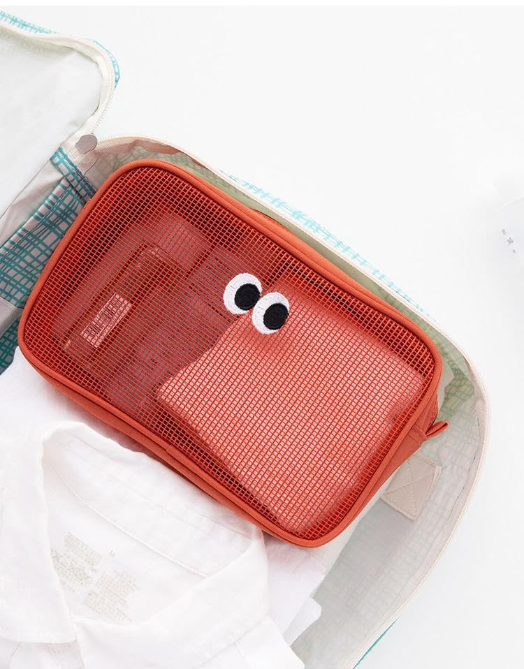 Miniatura 7 de Bolsa de cosméticos kawaii bonita, bolsa de maquillaje estética Y2K, bolsa de cosméticos Y2K para bolso (L, verde)