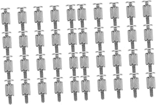 40 Pcs Motherboard Screws Stand for Laptop SSD Screw Motherboard M.2 Screw Hex Nuts Silver Monitor Metal Laptop Screws M.2 Standoff and Screw M.2 SSD Mounting Kit Laptop SSD