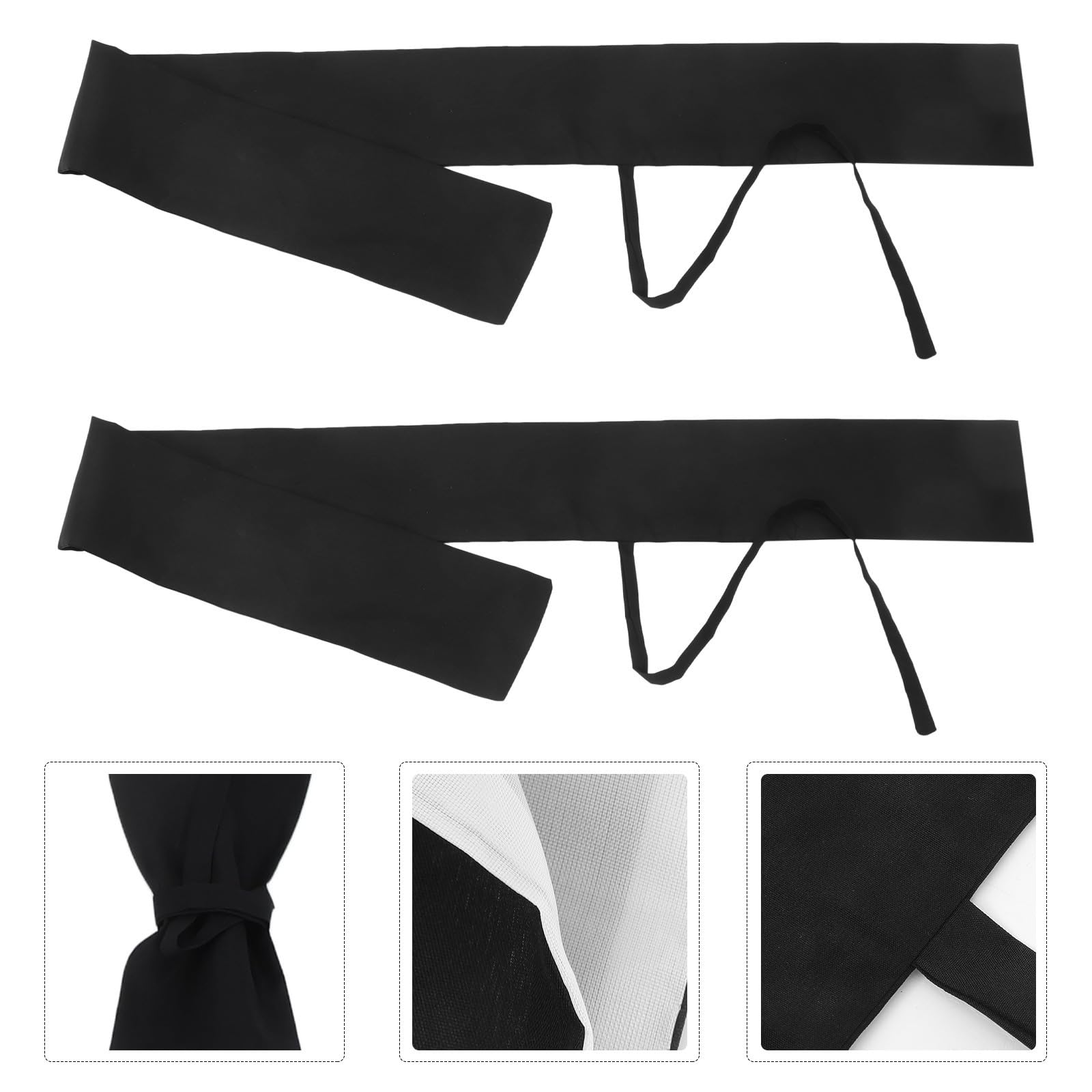 Healeved 5 Pezzi Borsa per Giapponese con Tracolla, 135cm Nera
