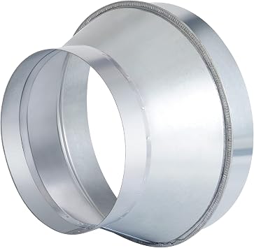 Dunzy 1 Pcs 8 to 6 Inch Duct Reducer Increaser