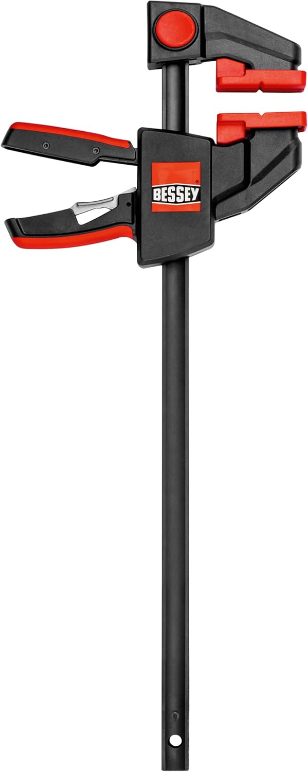 BESSEY EHK SERIES - 600 lb Clamping Force - 18 in - EHKXL18 Trigger Clamp Set - 3.625 in. Throat Depth - Wood Clamps, Tools, & Equipment for Woodworking, Carpentry, Home Improvement, DIY