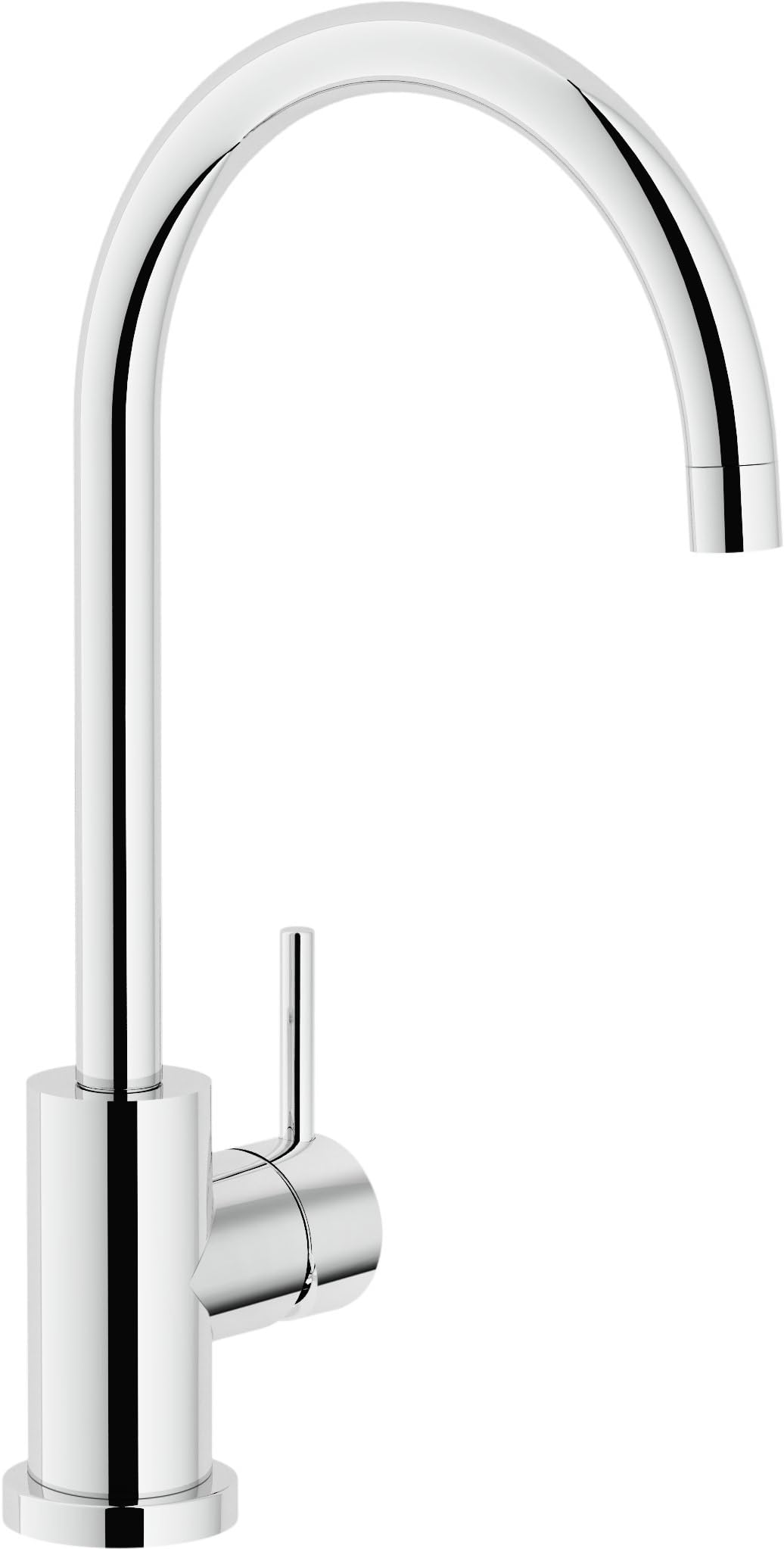 Nobili Rubinetterie LV00133CR Live Kitchen Sink Mixer Tap with Swivel Spout Chrome