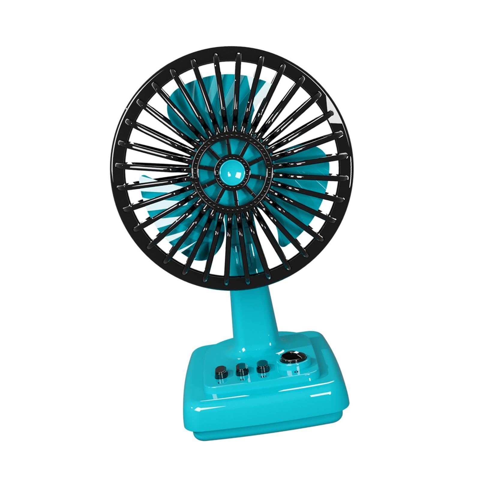 Ventilateur compact bleu pour éliminer la chaleur étouffante en dortoir et chambre